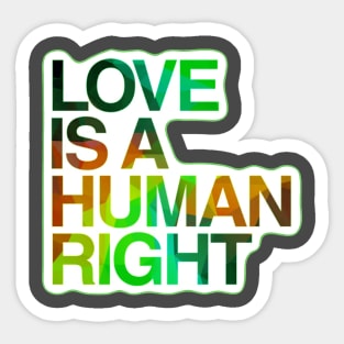 Love is Human Right Sticker